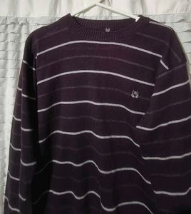 Striped Purple Sweater