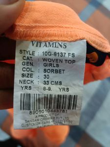 Crop Top Of Vitamins Brand