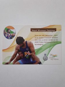 India Post Released Olympics Medal Winner Card