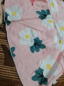 Combo Baby Pink colour frock and top &amp; skirt