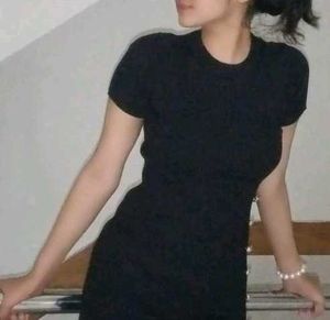 Chic Black Knit Dress