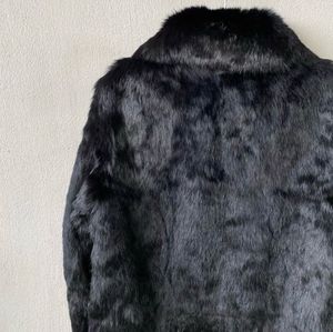 🖤Black Rabbit Fur Coat 🖤