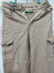 Khaki Cargo Trouser Women