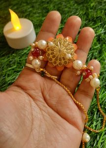 Pink &amp; Golden Adjustable Bracelet✨️