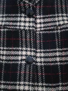 Plaid Wool Coat