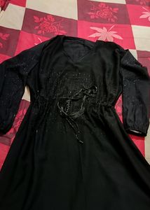 Burkha With Ballon Sleeves Adjustable