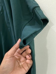 Elegant Dark Green Colour Dress