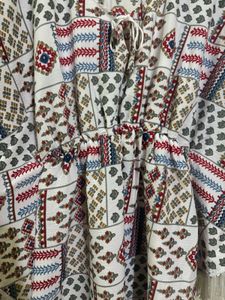 Bohemian Print Kaftan Dress