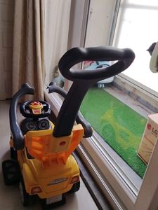 Toyhouse Deluxe Mega Car with Push Handle Yellow
