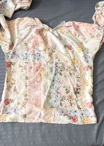 AND Floral Print Top