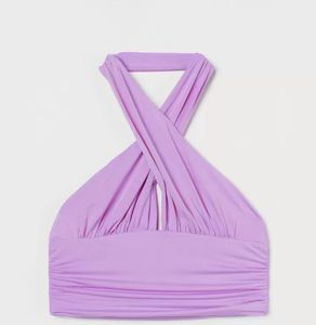 H&amp;M Lavender  HalterNeck Top