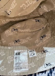 Peanuts x h&amp;m reversible Bucket Hat
