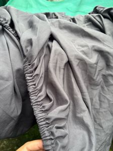 Charcoal Double Size  Bedsheet