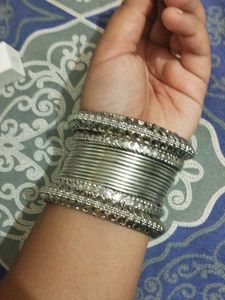 Silver Bangle Set