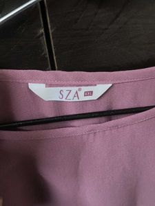 Dusty Rose Button Sleeves Top