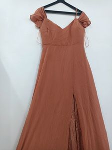 Front Slit Gown