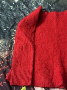 Red sweater