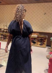 H&amp;M Black Boho Cotton dress