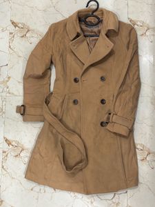 Elegant Tan Trench Coat