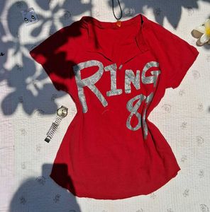 Y2k Printerest Fitted Top