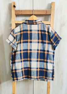 Printed Cotton Shirt  Size-38