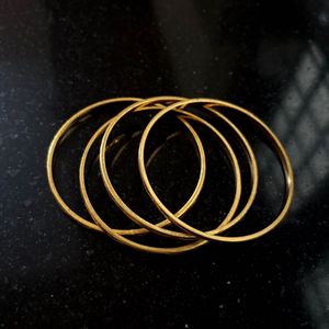 4 Gold Bangles