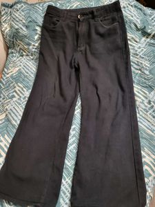 Black Flare Leg Jeans
