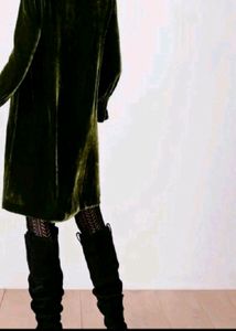 Green Velvet Dress