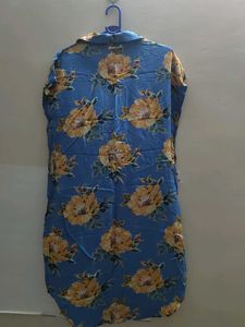 Floral Blue Dress