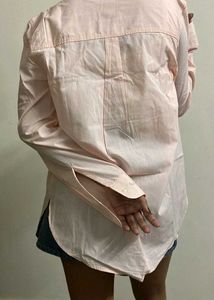 Peach Colored Overshirt/Shirt