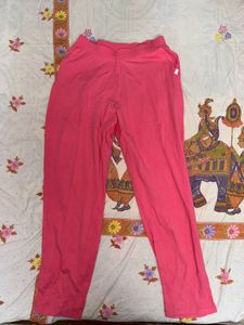 Pink Casual Pants
