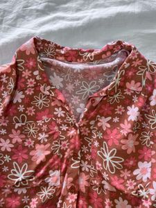 Floral Print Crop Top