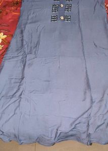 Elegant Grey Kurta