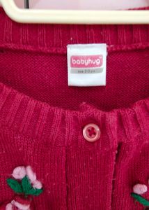 Babyhug Cardigan For 2-3 Year Girl