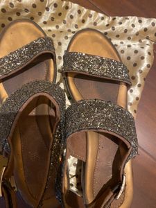 Sparkly Gold Sandals
