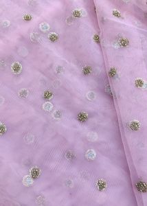 Bridal Party Wear Dupatta Pink Colour