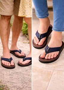 Feet Up Brown Flip Flops