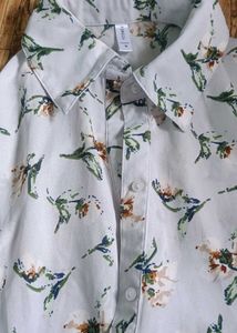 Floral Button-Down Shirt