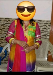 Very attractive plazoo suit & duppata