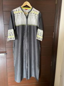 Elegant Grey Printed shimmer Kurta from (W)16