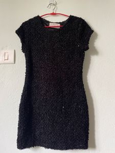 Black Mini Korean Bodycon Dress