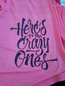 Pink Flared Top