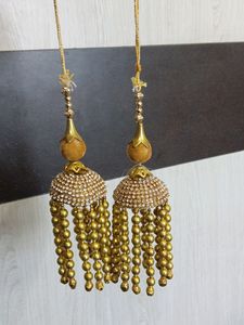Set Of  Kaleera And Blouse Dori Heavy Design