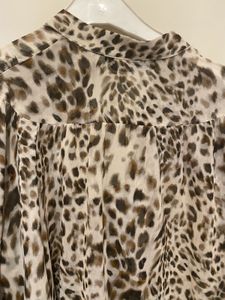 Zara Animal Print Blouse