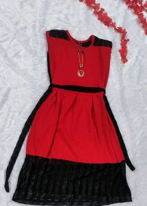 Red Midi Dress