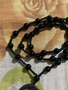 Peace Sign Beaded Necklace