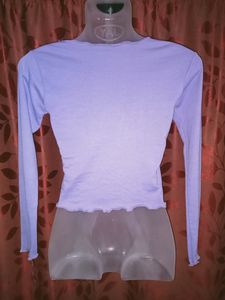 Full Sleeve Lavender Top