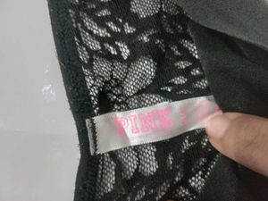 Victoria&#39;s Secret Black Lace Thong