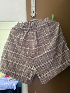Imported Casual Trendy Checkered Shorts