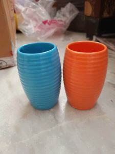 Colorful Ceramic Planters/Glasses